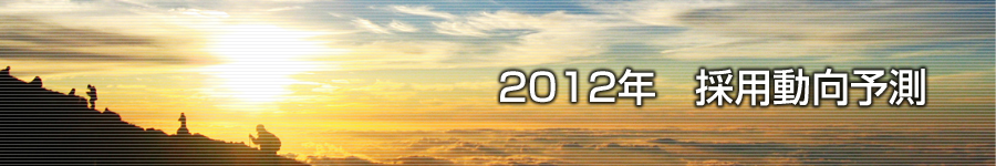 転職マーケットトピックス　2012年　採用動向予測